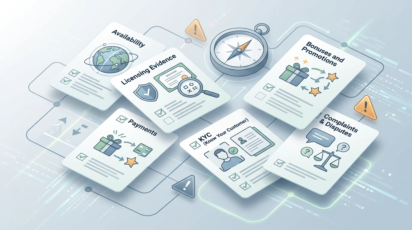 Practical checklist for reviewing online casino source quality and safer-gambling risks